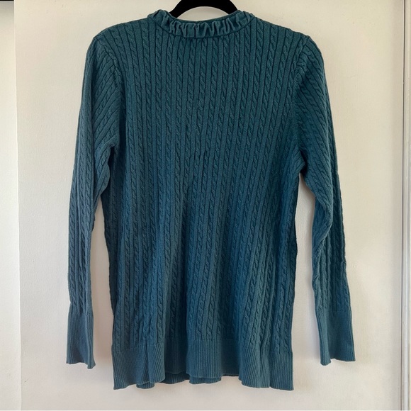 Eddie Bauer Teal Sweater - Picture 5 of 5